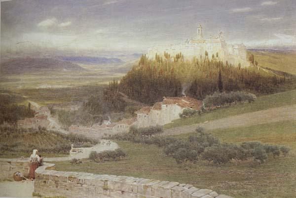 Albert Goodwin,RWS Certosa,near Florence (mk46) China oil painting art